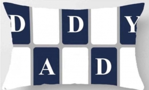 dad mom love sublimation blanks pillow cases cushion case