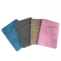 Sublimation Blank PU Leather Phone Wallet Card Caddy Holder