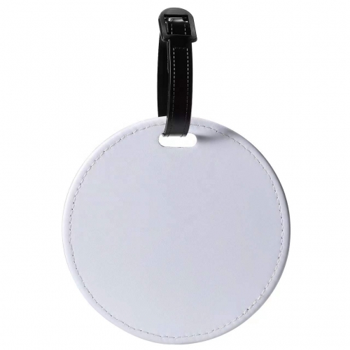 Sublimation Blanks Circle Luggage Travel Tag