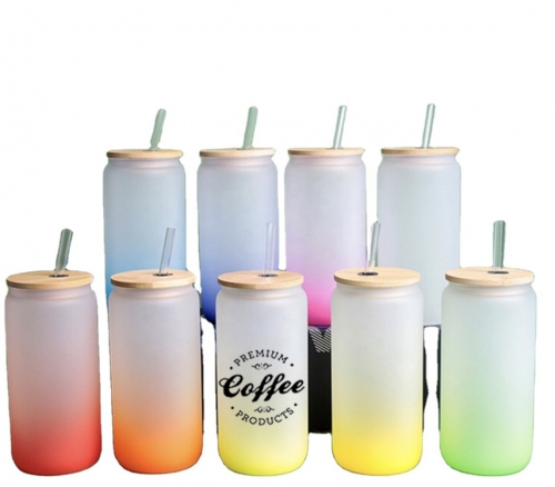 16oz Gradient Sublimation Glass Mug