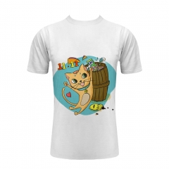 Unisex Men Women Polyester Blank Sublimation T Tee shirt