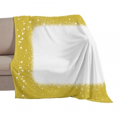 20 Colors Flannel 50 by 60 inch Faux Bleach Sublimation Blanket