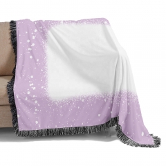 Customized 40x60 40x50 inch Baby Sublimation Faux Bleach Blanket