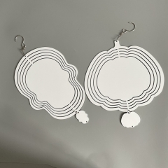 4 Types Aluminium 10 inch Sublimation Blanks Wind Spinner