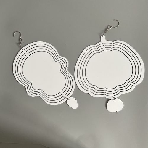 4 Types Aluminium 10 inch Sublimation Blanks Wind Spinner