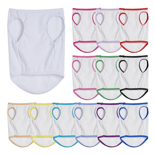 12 Colors Blank Pet Cat Sublimation Dog Shirts