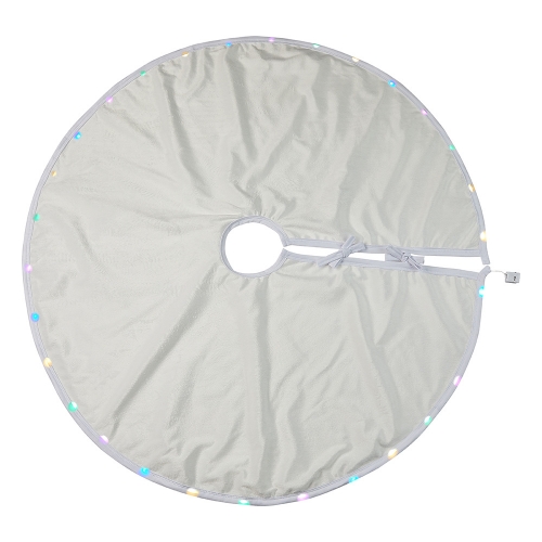 White Blank Xmas Sublimation Christmas Tree Skirt