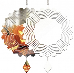 16 Models Yard Garden Decoration Metal 10 inch Sublimation Wind Spinner