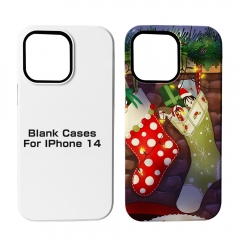 iphone 14 3D Coating 2 in 1 (TPU+PC) Phone Case