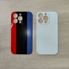 iphone 14 3D Coating PC Case with round hole