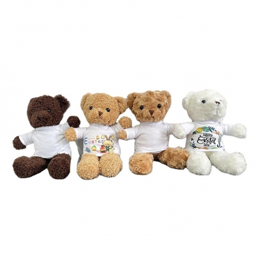 Sublimation blank stuffed Teddy  T Shirts