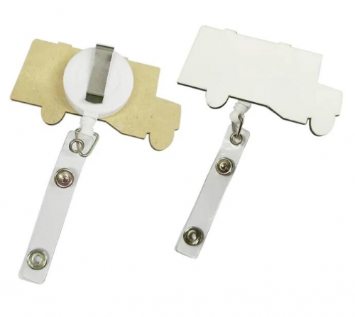 Bus Button Badge Reel