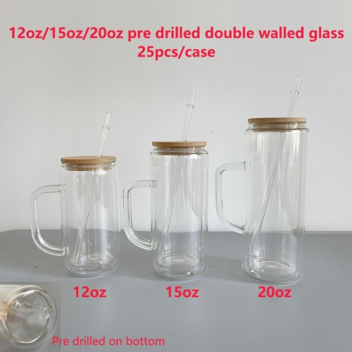 12oz 15oz 20oz Glass Cup
