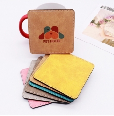 Square Leather Coaster