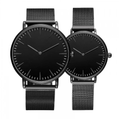 Black Sublimation Couple Watch