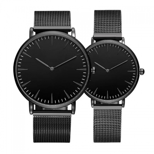 Black Sublimation Couple Watch