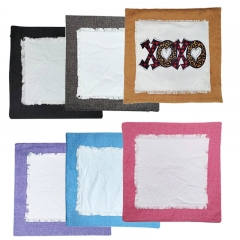 Sublimation Patch Pillow Cover