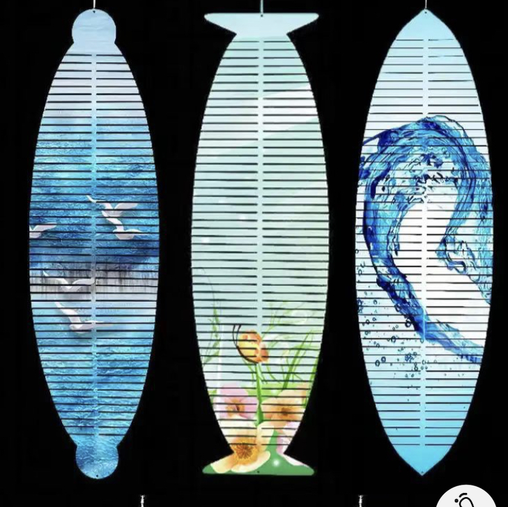 Boat Fish Sublimation Wind Spinner