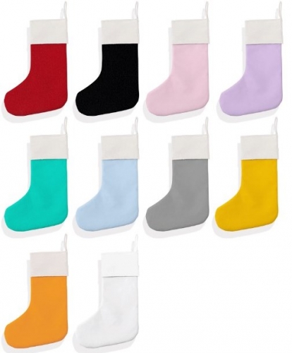 Xmas Sublimation Linen Stockings