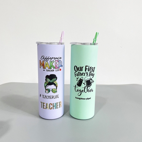 20oz Sublimation Straight Tumblers Matte Blank Mugs