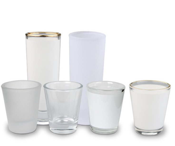 1.5oz 3oz Sublimation Shot Glass Wine Mugs