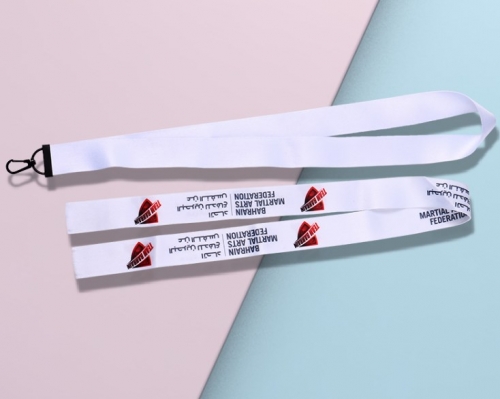 White Sublimation Lanyard