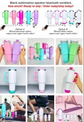 Sublimation Speaker Bluetooth Tumbler