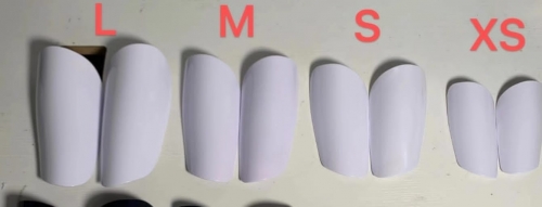 XS S M L Sublimation Shin Guards Shin Pads