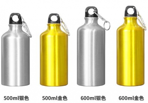 500ml 600ml Gold Silver Sublimation Bottle