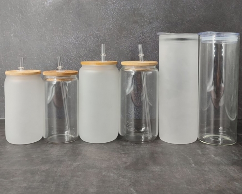 12oz 16oz 20oz Sublimation Glass Mug