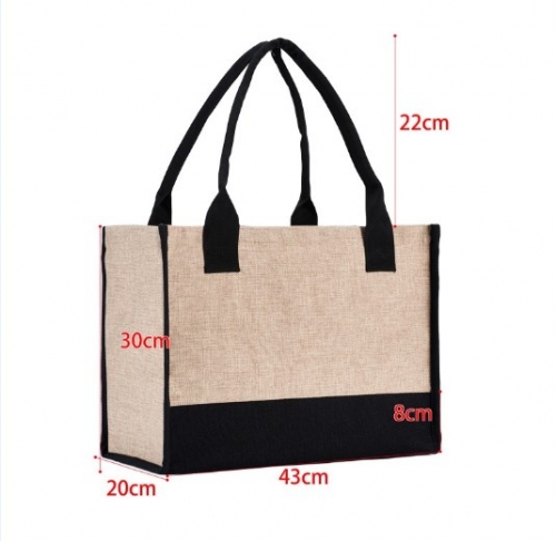 Sublimation Burlap Beach Bag