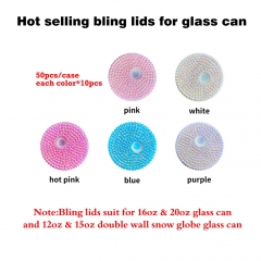 Bling lids for Glass Can