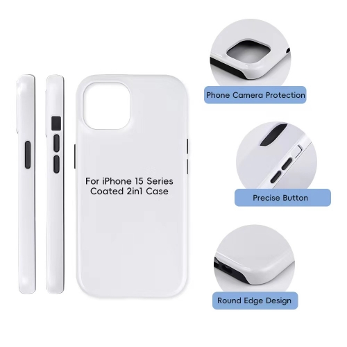 IP 15 3D Sublimation 2 in 1 Phone Case