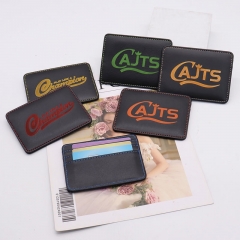 Laser Engraving Card Holder Back Sticker