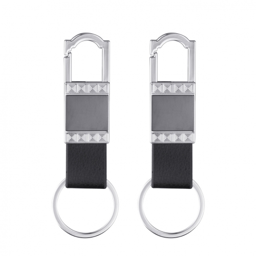 Laser Engraving Leather Key chain