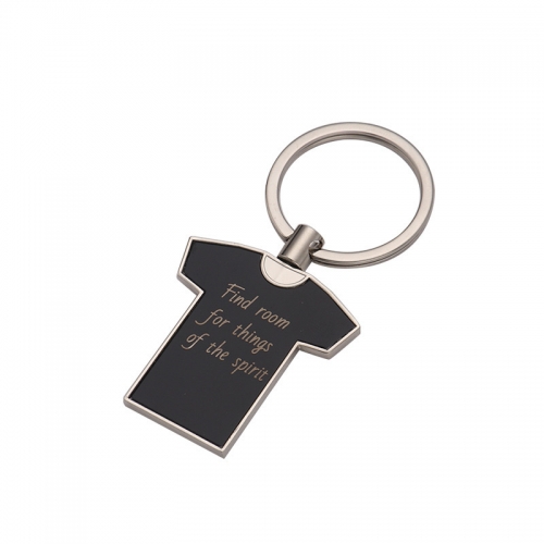 Laser Engraving Tshirt Keyring