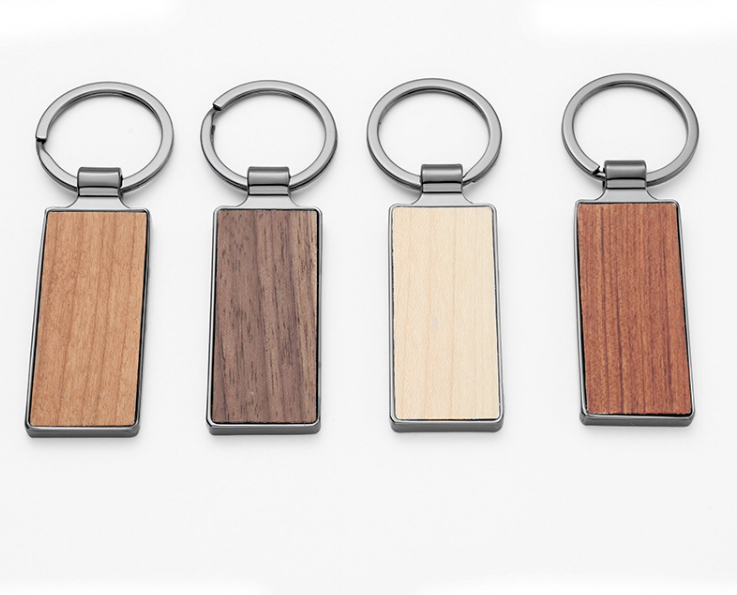 Laser Engraving Wood Keyring