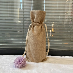 Burlap Sublimation Wine Bag