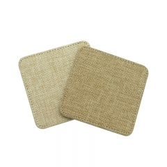 Circle Square Sublimation Linen Coaster
