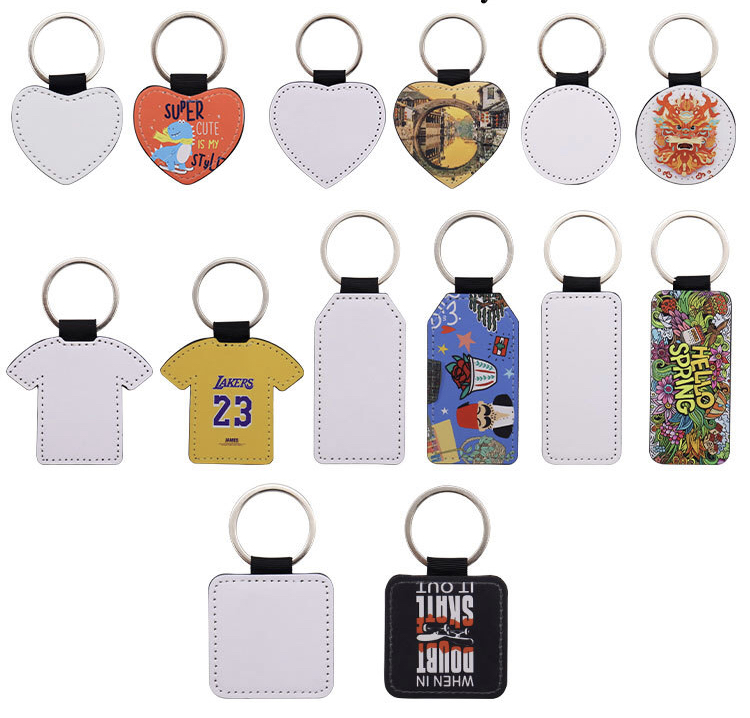 Sublimation Leather Keychain