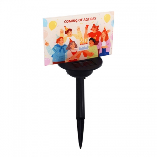 Acrylic Sublimation LED Courtyard Lamp