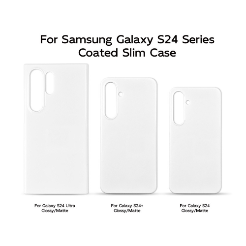 S24 3D Sublimation Coated Slim Cases