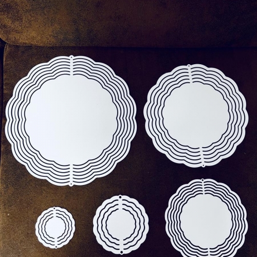 3" 4" 6" 8" 10" Sublimation Wind Spinner