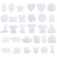 Acrylic Sublimation Blank Keychain