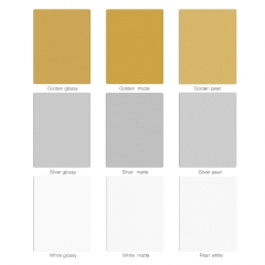 White Gold Silver Sublimation Aluminum Sheets