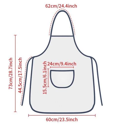 White Sublimation Apron