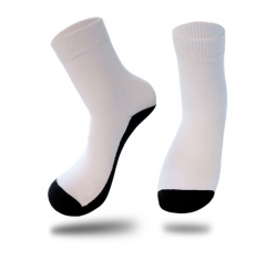 Sublimation Socks with black heel