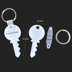 Sublimation Acrylic Key Shape Keychain