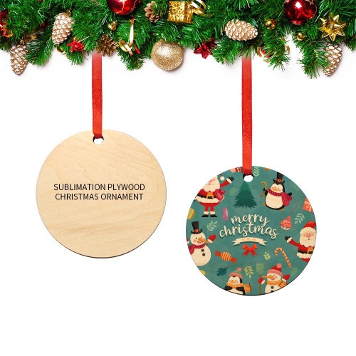 Polywood Xmas Sublimation Ornaments