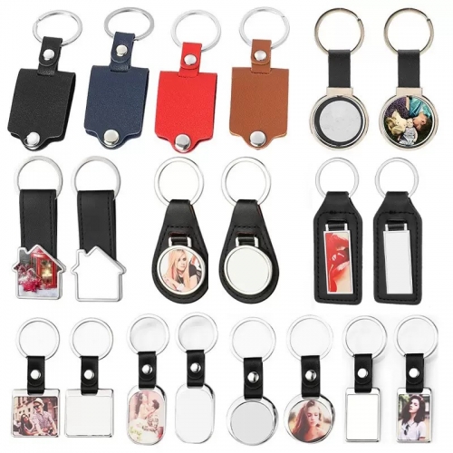 Sublimation Leather Keychain